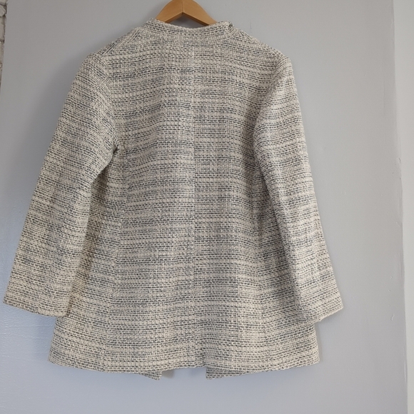 Banana Republic Blazer Womens 4P Cotton Corpcore Elegant Neutral - Picture 4 of 9